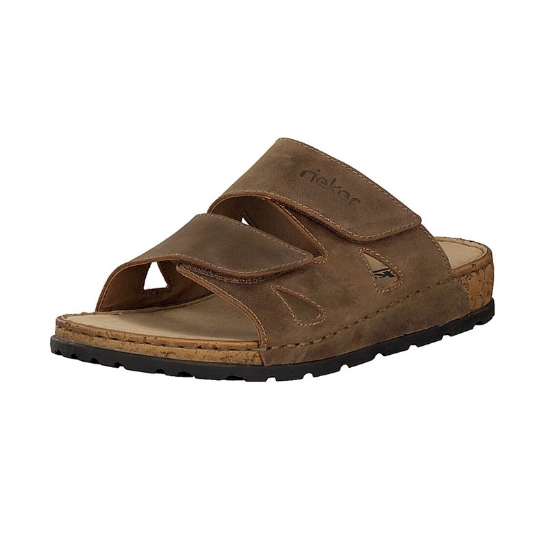 Pantufas Rieker 25691-25 Para Homem - Marrom